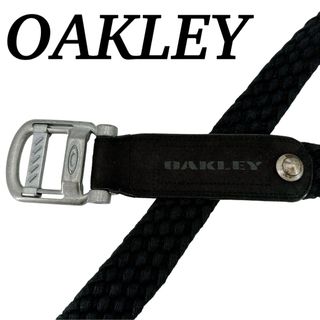 オークリー(Oakley)のオークリー　ベルト　y2k  00s  ガチャベルト　スカル　シルバー金具　黒(ベルト)