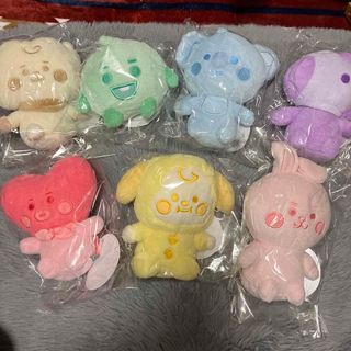 BT21 - BT21　BABY　5周年記念　レインボーパステルカラーぬいぐるみ　全7種セット