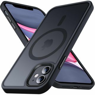 【色:ブラック】Anqrp iPhone11 用 ケース マグネット搭載 [Ma(その他)