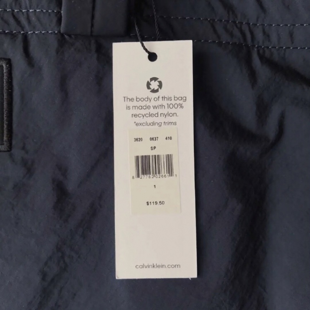 Calvin Klein(カルバンクライン)のレア 新品 USA カルバンクライン ナイロン トートバッグ ネイビー レディースのバッグ(トートバッグ)の商品写真