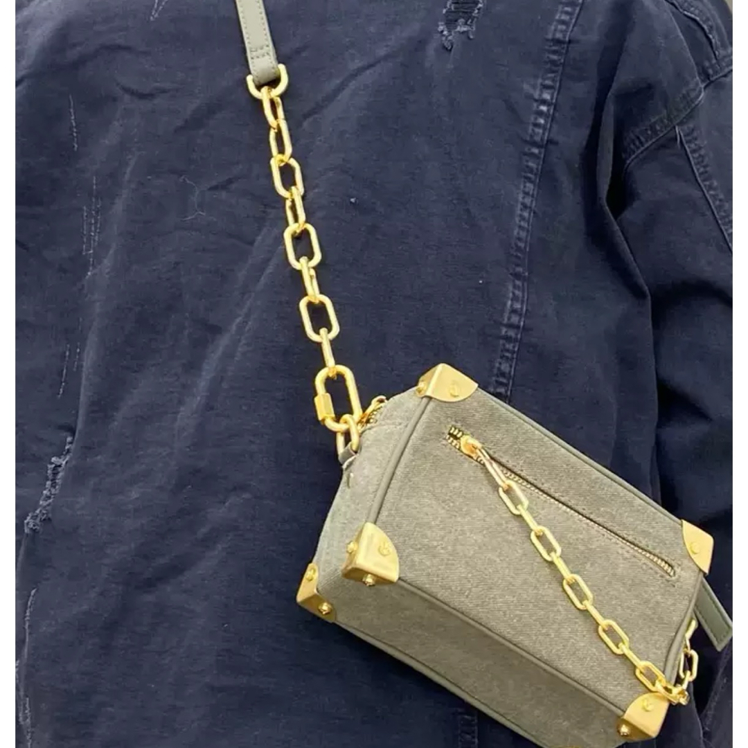 オリーブ ヴィンテージ加工 ショルダーバッグ メンズのバッグ(ショルダーバッグ)の商品写真