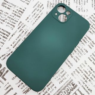 iPhone 13 シリコンケース (10) ダークグリーン