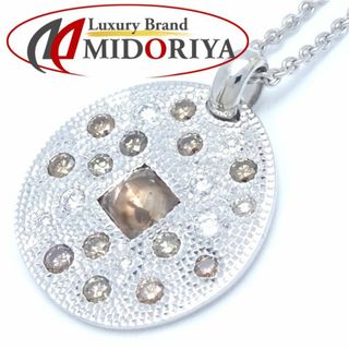 De Beers デビアス タリスマン バビロニアンサンメダル ネックレス カラーラフダイヤモンド K18WG ホワイトゴールド/291751【中古】【BJ】