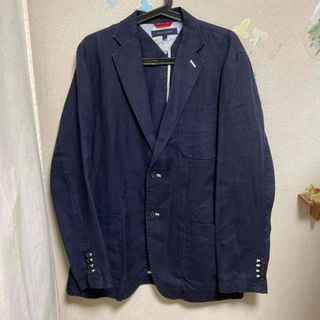 トミーヒルフィガー(TOMMY HILFIGER)の美品　TOMMY HILFIGER   リネンジャケット(テーラードジャケット)