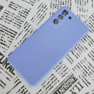 Galaxy S21 シリコンケース (7) ラベンダー(Androidケース)