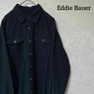 Eddie Bauer - Eddie Bauer エディーバウアー シャツ 長袖 コットン L