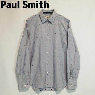 ポールスミス(Paul Smith)のポールスミス 長袖シャツ ストライプ柄 ハート 刺繍 総柄 PaulSmith(シャツ)