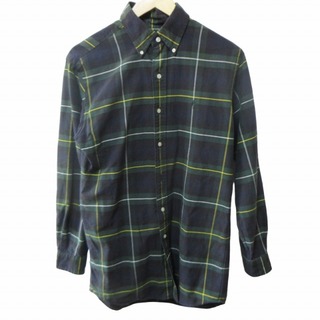 ラルフローレン(Ralph Lauren)のラルフローレン チェックシャツ カジュアル BDシャツ 紺 S ■GY14(シャツ)