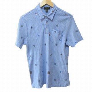 ポロラルフローレン(POLO RALPH LAUREN)のポロ ラルフローレン 近年 ポロシャツ カットソー 半袖 青 XL ■GY14(ポロシャツ)