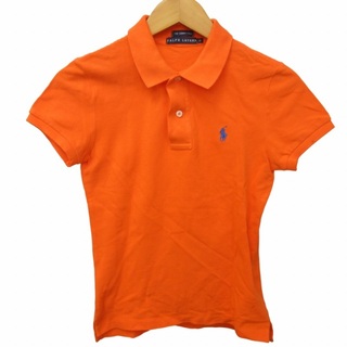 ラルフローレン(Ralph Lauren)のラルフローレン 美品 ポロシャツ カットソー 半袖 オレンジ M ■GY14(ポロシャツ)