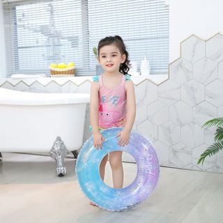 【残りわずか】 浮き輪 66cm 子ども キッズ プール 海 青 水遊び 星空(その他)