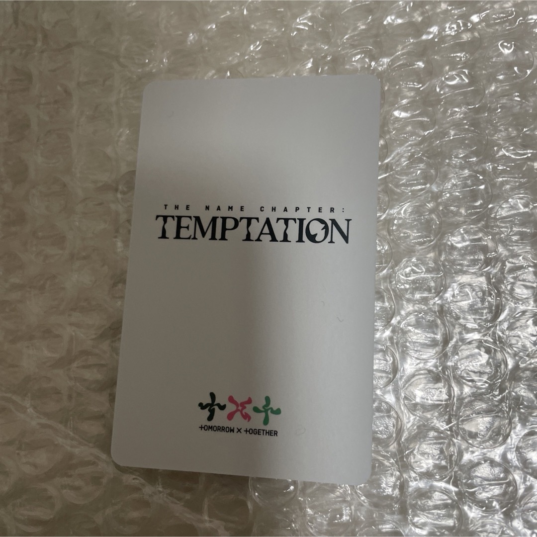 TXT TEMPTATION weverse 特典 トレカ ボムギュ ホログラム エンタメ/ホビーのCD(K-POP/アジア)の商品写真