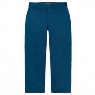 Supreme Work Pant Navy 34 紺色 chino チノパン