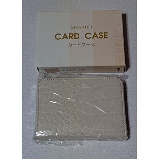 昭和レトロ メナード化粧品カードケース小銭入れ付き 写真⑨⑩オマケ (匿名配送)(パスケース/IDカードホルダー)