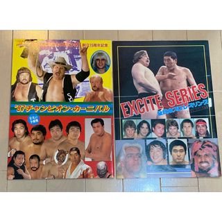 全日本プロレス パンフレット2冊セット 馬場鶴田天龍長州ハンセンデビアス(趣味/スポーツ)