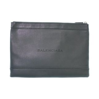 バレンシアガ(Balenciaga)のBALENCIAGA バレンシアガ クラッチバッグ - 黒 【古着】【中古】(セカンドバッグ/クラッチバッグ)