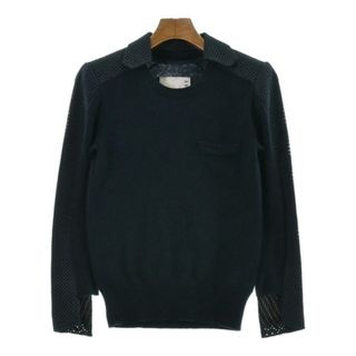 サカイ(sacai)のsacai サカイ ニット・セーター 1(S位) 紺 【古着】【中古】(ニット/セーター)