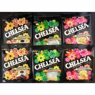 メイジ(明治)の6袋セット CHELSEA チェルシー バター ヨーグルト コーヒー スカッチ(菓子/デザート)