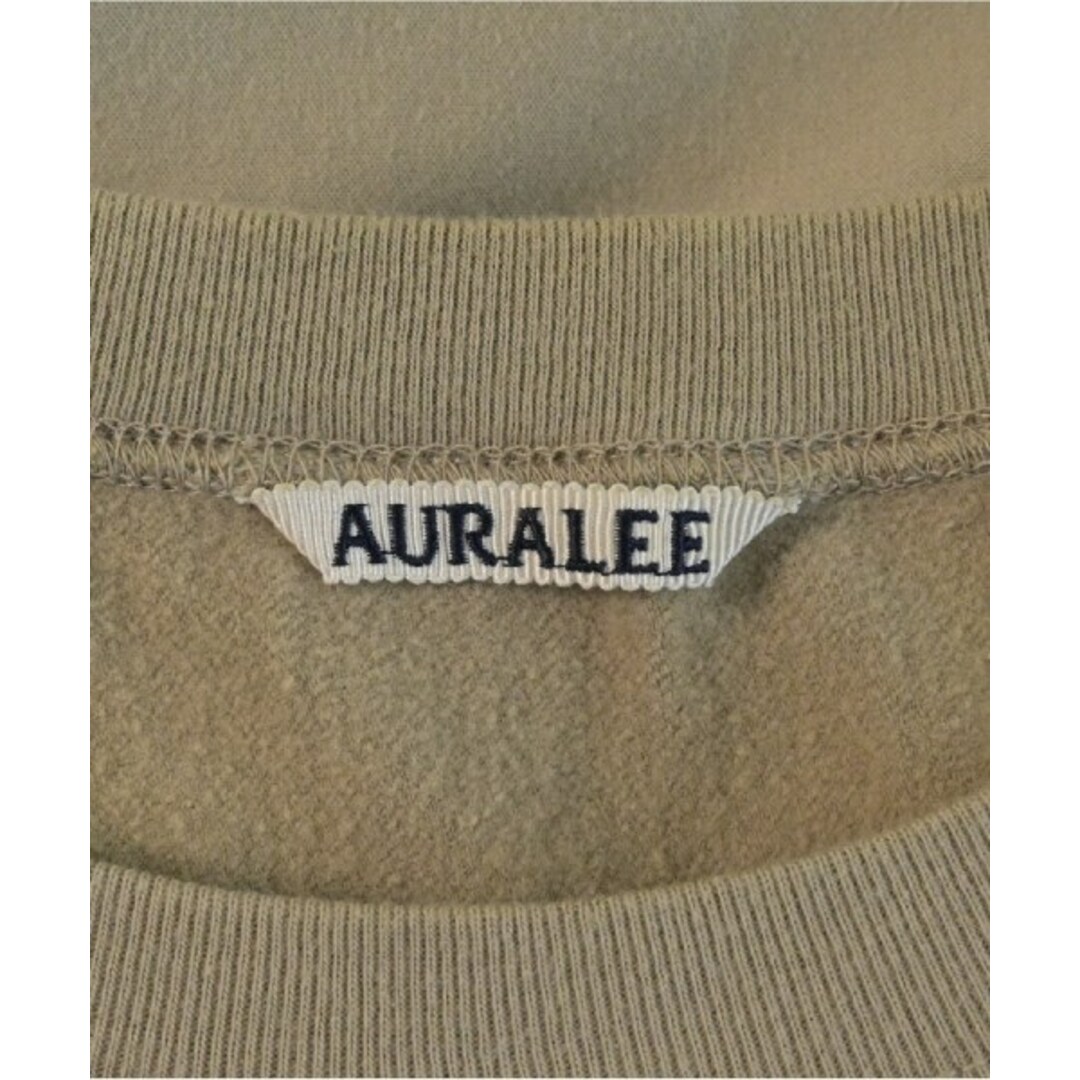 AURALEE(オーラリー)のAURALEE オーラリー スウェット 1(M位) ベージュ系 【古着】【中古】 レディースのトップス(トレーナー/スウェット)の商品写真