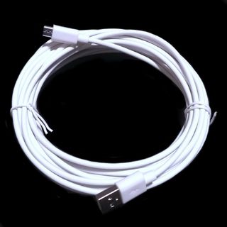 USB ケーブル 5.8m microUSB micro-B  充電 6m 5m(バッテリー/充電器)