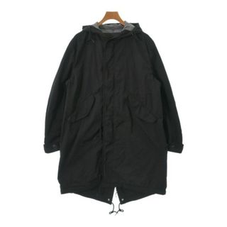 コムデギャルソンオム(COMME des GARCONS HOMME)のCOMME des GARCONS HOMME モッズコート S 黒 【古着】【中古】(モッズコート)