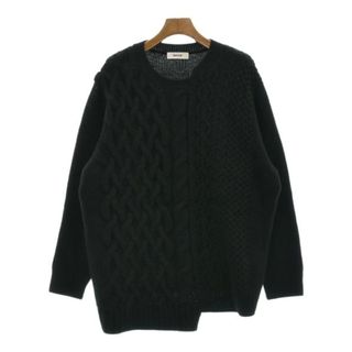 ズッカ(ZUCCa)のZUCCa ズッカ ニット・セーター XL 黒 【古着】【中古】(ニット/セーター)