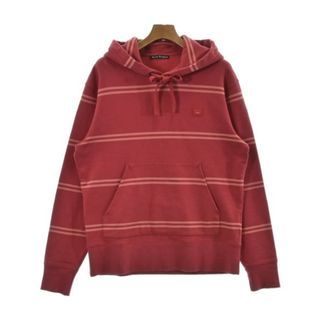 Acne Studios - Acne Studios パーカー S 赤xピンク(ボーダー) 【古着】【中古】