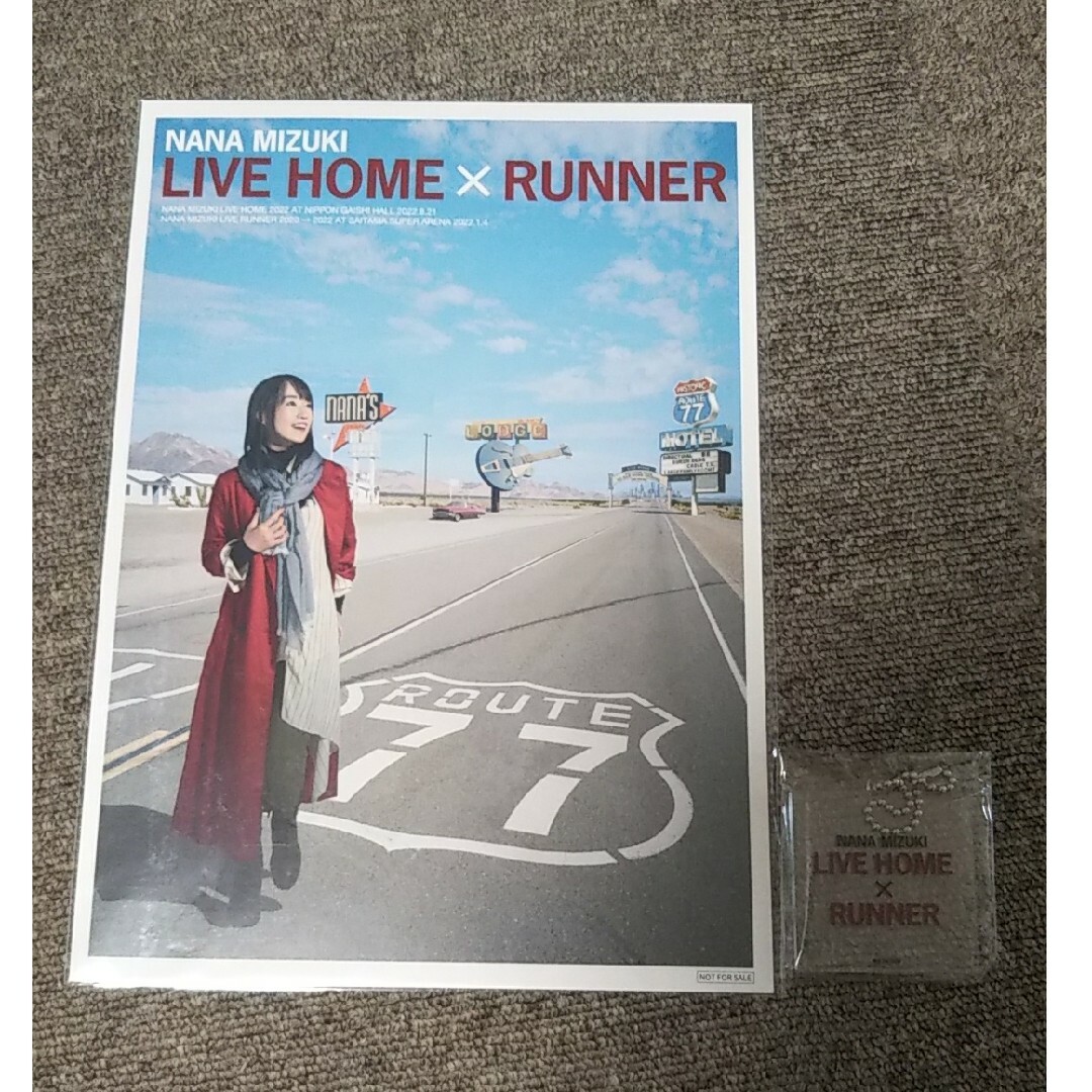 水樹奈々 LIVE HOME × RUNNER メガジャケ アクリルキーホルダー エンタメ/ホビーのタレントグッズ(女性タレント)の商品写真