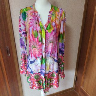 デシグアル(DESIGUAL)の品☆Desigual♡花柄ロングブラウス(シャツ/ブラウス(長袖/七分))