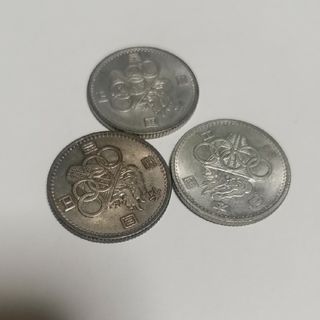 銀貨　東京オリンピック記念銀貨(金属工芸)