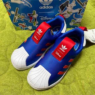 adidas スーパースター　ディズニー　グーフィー　スリッポン