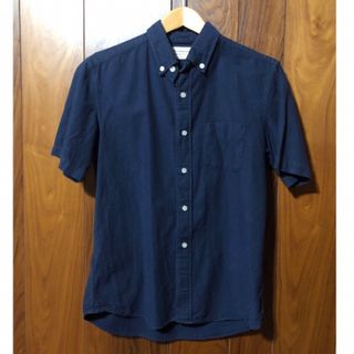 マニュアルアルファベット(MANUAL ALPHABET)の🔴 MANUAL ALPHABET /半袖シャツ M / color NAVY(シャツ)