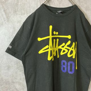 ステューシー(STUSSY)の【4面プリントロゴ、ショーンフォント】stussyロゴTシャツ古着ストリート黒(Tシャツ/カットソー(半袖/袖なし))