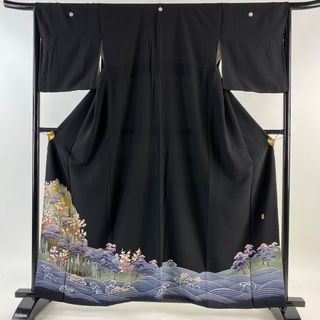 黒留袖 身丈158cm 裄丈66.5cm 正絹 美品 優品 【中古】(着物)