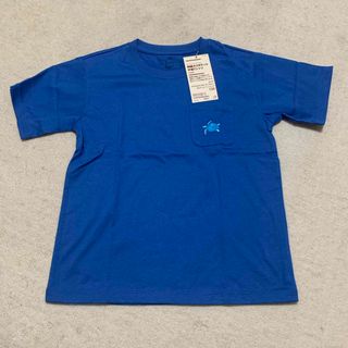 ムジルシリョウヒン(MUJI (無印良品))の半袖Tシャツ　キッズ　ブルー(Tシャツ/カットソー)