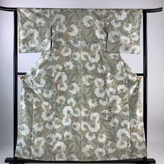 紬 身丈158cm 裄丈63cm 正絹 優品 【中古】(着物)