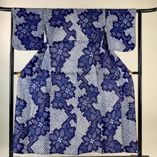 浴衣 身丈151cm 裄丈65cm 綿 名品 【中古】(浴衣)