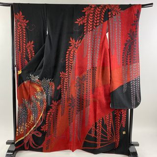 振袖 身丈166cm 裄丈68.5cm 正絹 美品 名品 【中古】(着物)