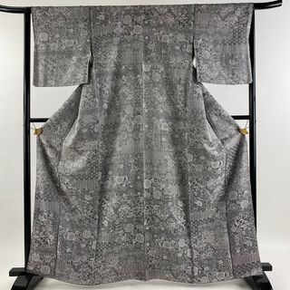 小紋 身丈164cm 裄丈65.5cm 正絹 美品 名品 【中古】(着物)