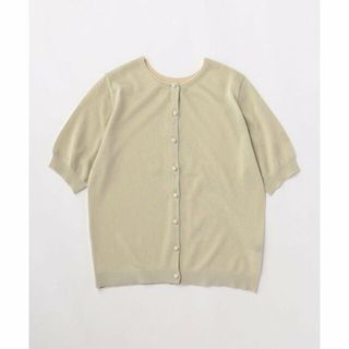 アデイインザライフ(a day in the life)の【BEIGE】シアー フェイクパールボタン 2WAYカーディガン-ハンドウォッシャブル-<A DAY IN THE LIFE>(ニット/セーター)