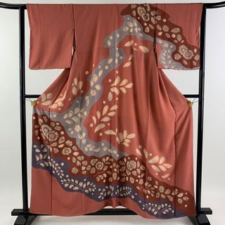 訪問着 身丈157cm 裄丈64.5cm 正絹 美品 名品 【中古】(着物)