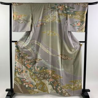 訪問着 身丈162.5cm 裄丈66cm 正絹 名品 【中古】(着物)