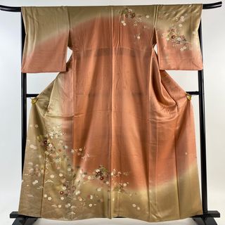 訪問着 身丈160.5cm 裄丈68.5cm 正絹 名品 【中古】(着物)