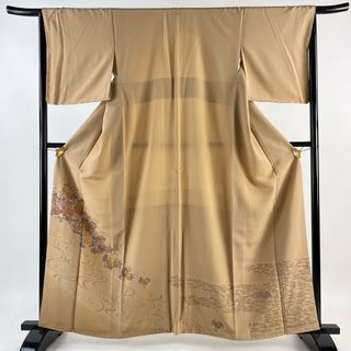 色留袖 身丈161.5cm 裄丈65.5cm 正絹 秀品 【中古】(着物)