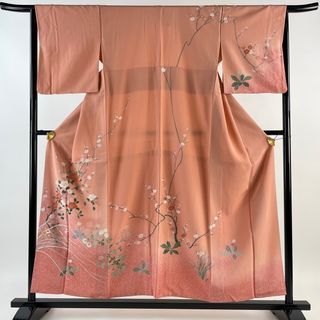 訪問着 身丈155.5cm 裄丈64cm 正絹 秀品 【中古】(着物)