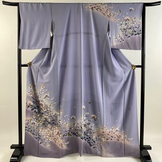 訪問着 身丈166.5cm 裄丈65.5cm 正絹 秀品 【中古】(着物)