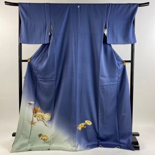 色留袖 身丈177.5cm 裄丈68.5cm 正絹 秀品 【中古】(着物)