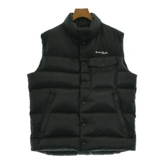 MONCLER GENIUS ダウンジャケット/ダウンベスト 2(M位) 黒 【古着】【中古】(ダウンジャケット)