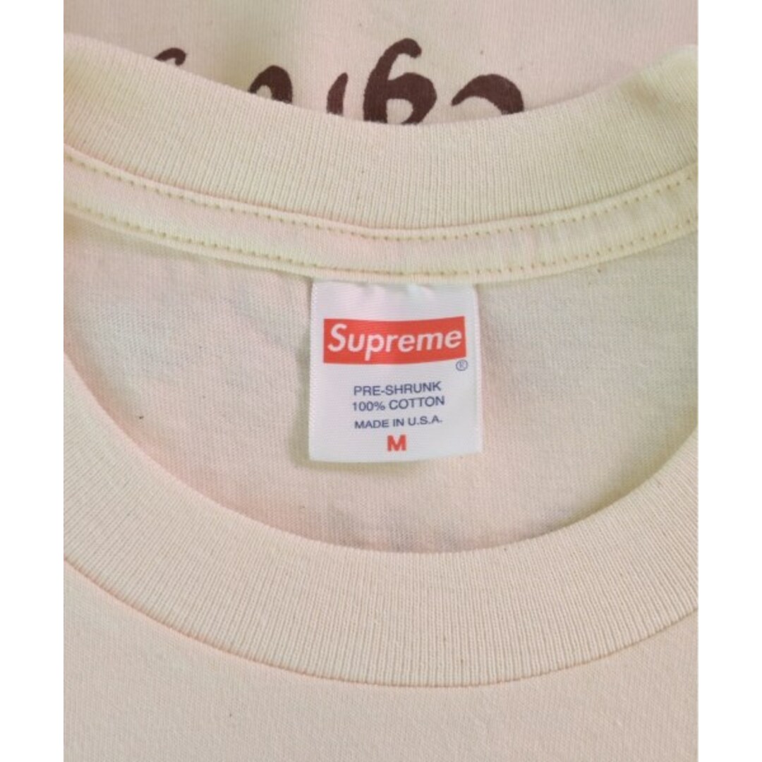 Supreme(シュプリーム)のSupreme シュプリーム Tシャツ・カットソー M ベージュ 【古着】【中古】 メンズのトップス(Tシャツ/カットソー(半袖/袖なし))の商品写真