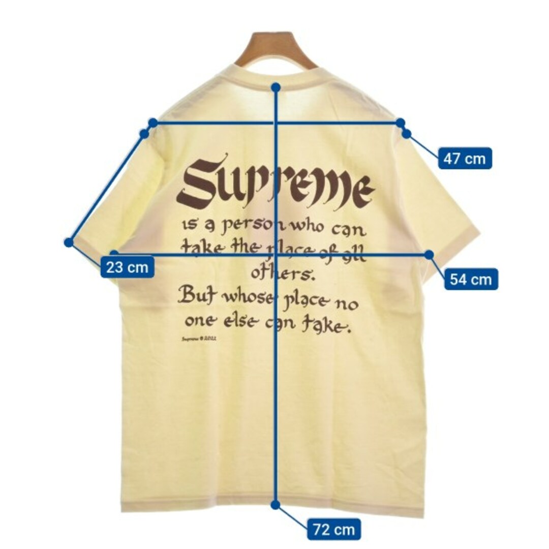 Supreme(シュプリーム)のSupreme シュプリーム Tシャツ・カットソー M ベージュ 【古着】【中古】 メンズのトップス(Tシャツ/カットソー(半袖/袖なし))の商品写真